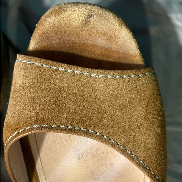 PRADA Suede Espadrille Platform. Size 37. - Picture 6 of 7